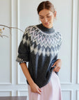 Zarah Jacquard Sweater Sweater - Crewneck Fifteen Twenty 