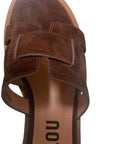 Holly Platform Sandal Dark Brown Sandals - Heeled Sandals Bibi Lou 