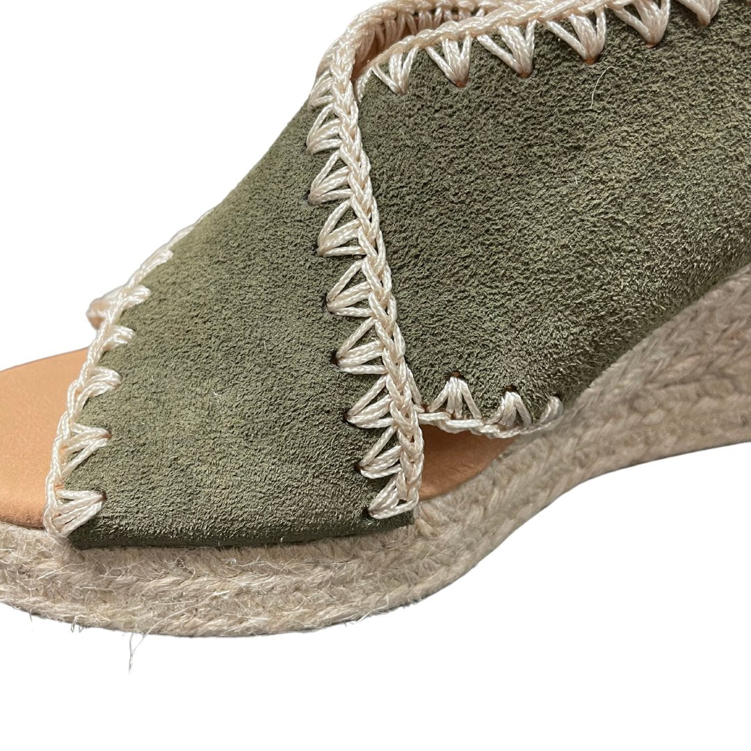 Emille Trebol Suede Wedges - Espadrille Cordani 