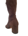 Comess Chocolate Stretch Micro Knee High Boots Silent D 