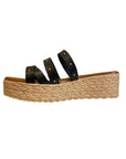 Bradie Nappa Belle Navy Sandals - Heeled Sandals Cordani 