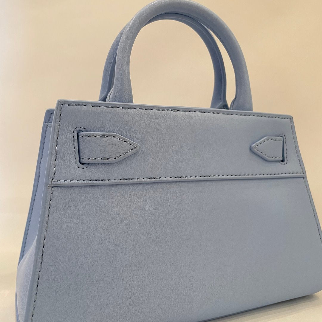 Mini Dash Bag Light Blue Tote & Satchel Veronica Beard 