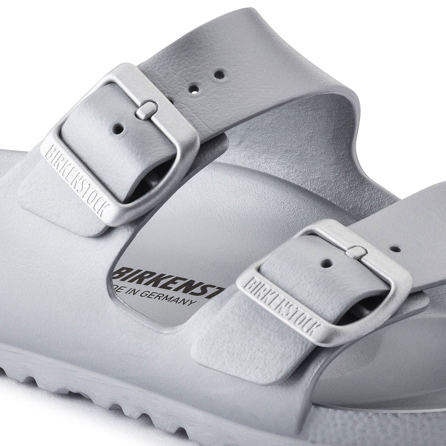 Arizona Eva Metallic Silver Shoes - Sandals - Flat Sandals Birkenstock 