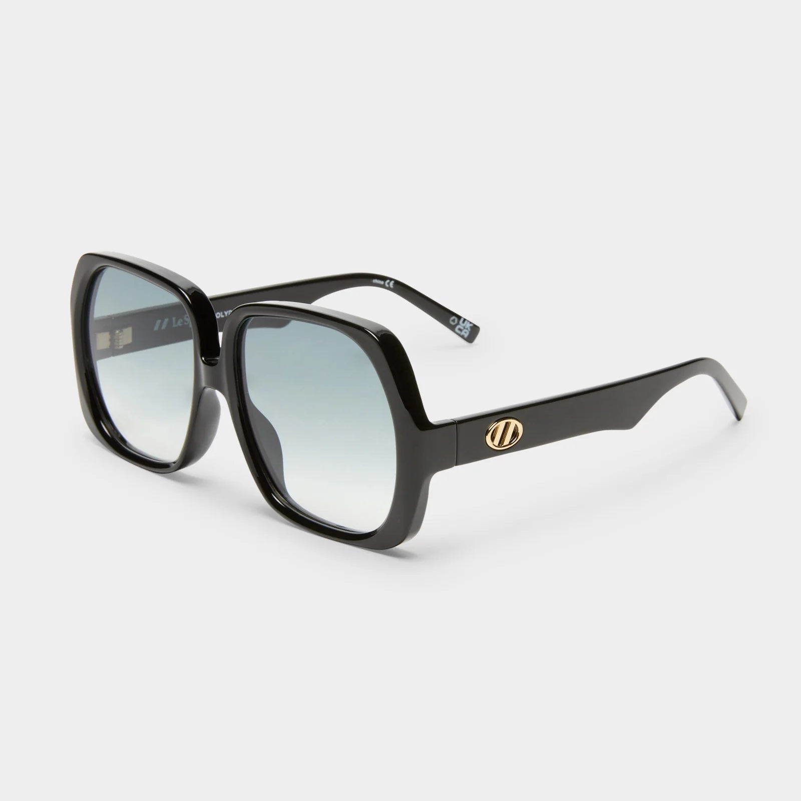 Polydisco Black Sunglasses Le Specs 