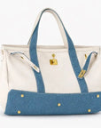 Canvas Boat Bag Denim Tote & Satchel Familywear 
