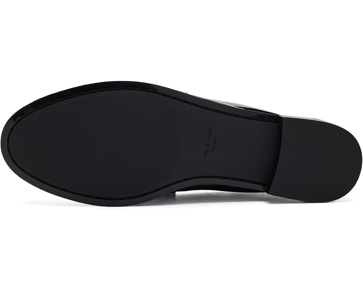 Lexi Loafer Black Flats - Loafer rag &amp; bone 