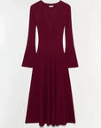 Genna Knit Midi Dress Cranberry Dresses - Midi Simkhai 