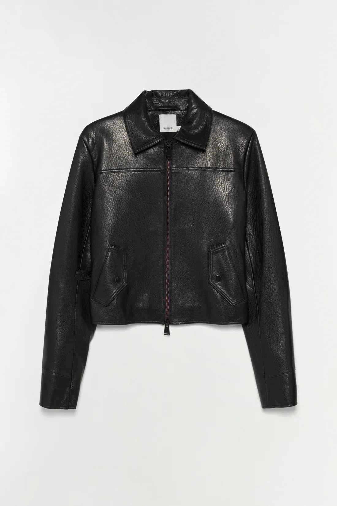 Freeman Leather Jacket Black Jackets - Blazers Simkhai 
