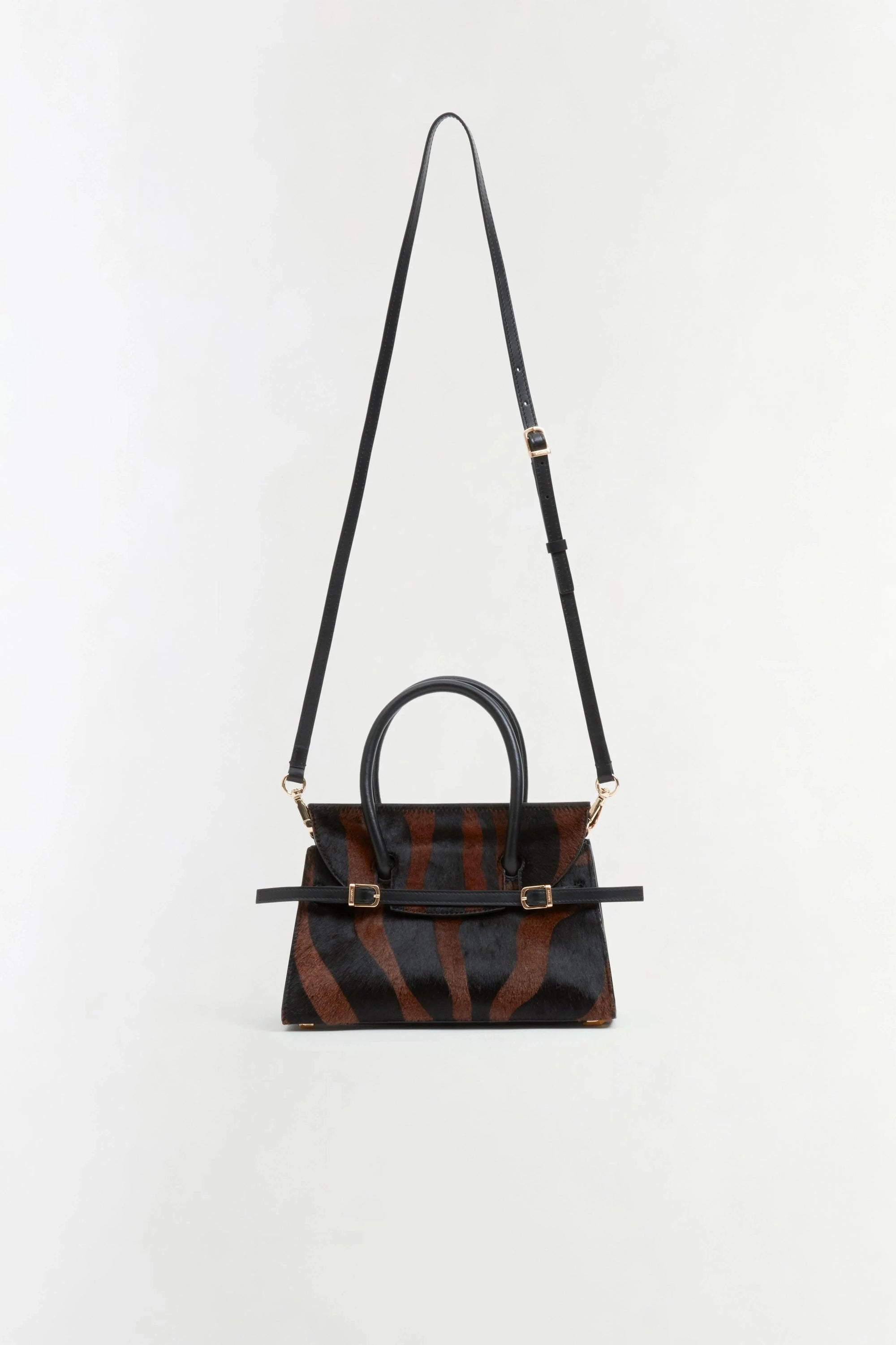 River Calf Hair Top Handle Bag Zebra Tote &amp; Satchel Simkhai 