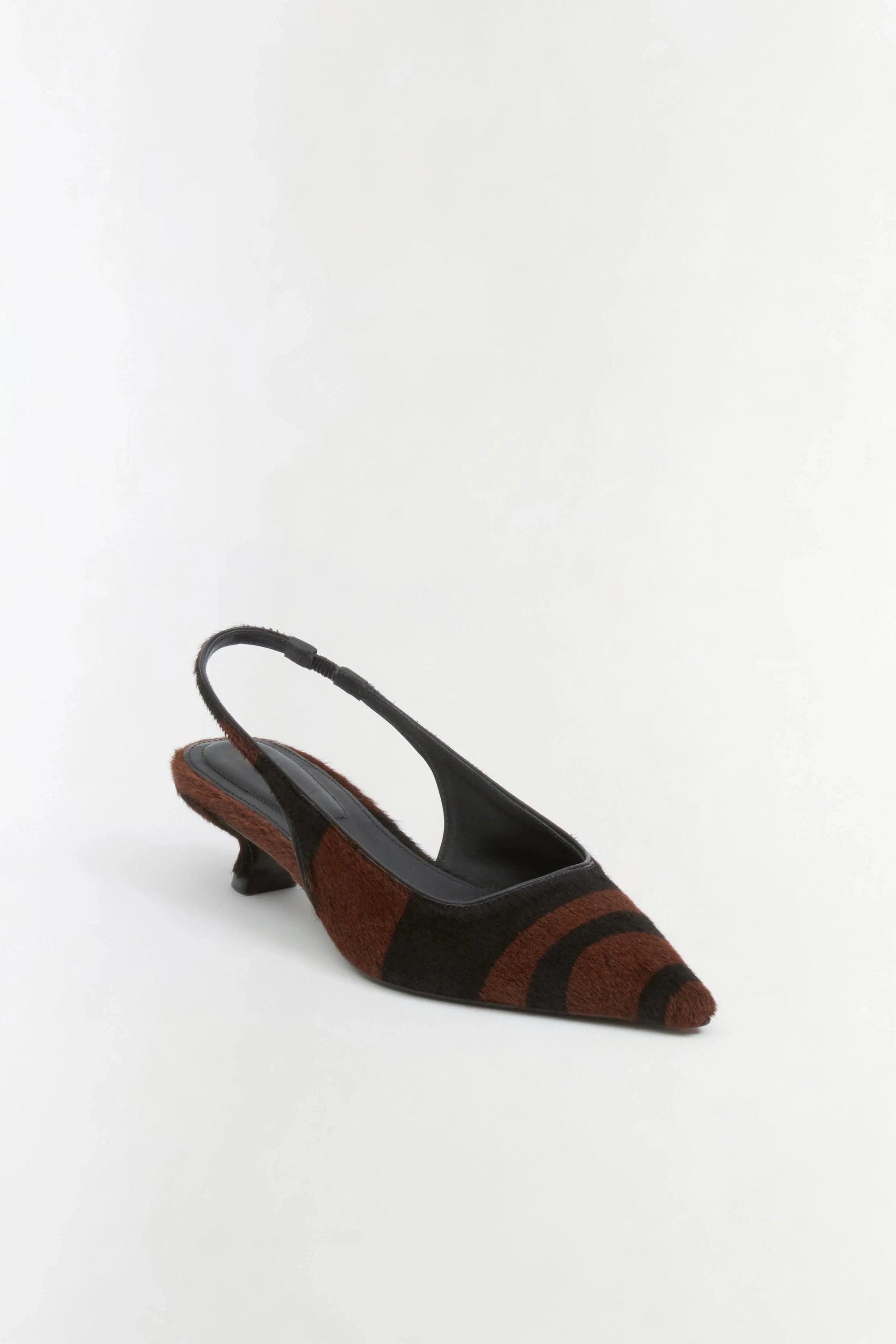 Jenny Calf Hair Slingback Cacao Multi Pumps - Low Simkhai 