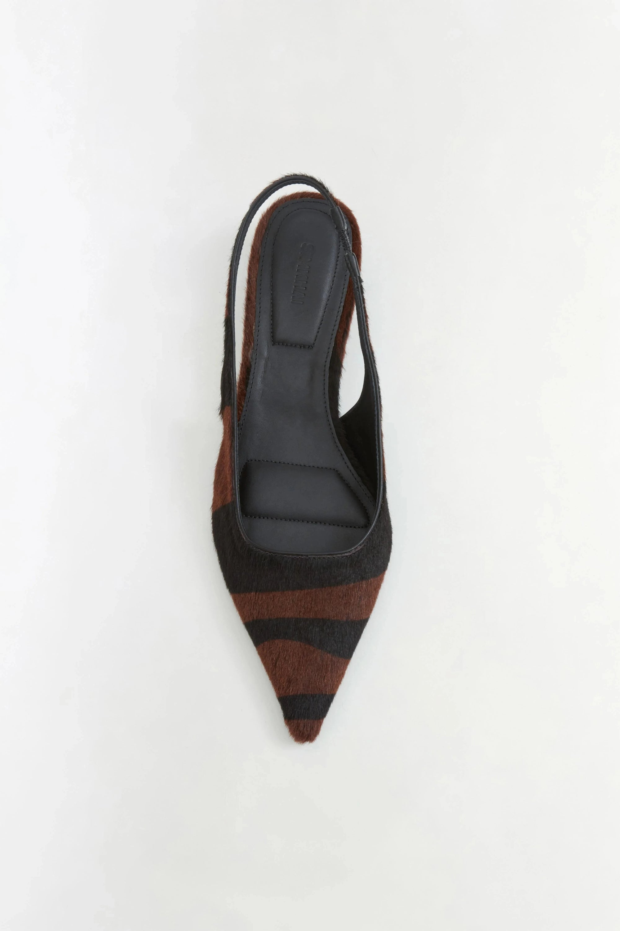 Jenny Calf Hair Slingback Cacao Multi Pumps - Low Simkhai 