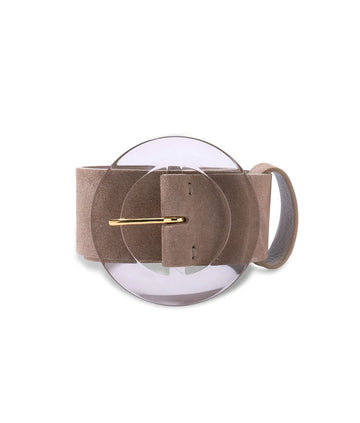 Louise Belt Suede Light Taupe Accessories - Belts Lizzie Fortunato Jewels 