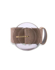 Louise Suede Belt Light Taupe Accessories - Belts Lizzie Fortunato Jewels 