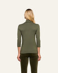 Aja Turtleneck Army Tops - Turtleneck L'Agence 