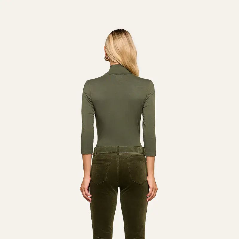Aja Turtleneck Army Tops - Turtleneck L'Agence 