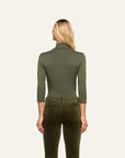 Aja Turtleneck Army Tops - Turtleneck L'Agence 