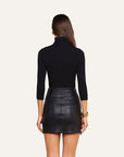Aja Turtleneck Black/Gold Tops - Turtleneck L'Agence 
