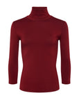 Aja Turtleneck 3/5 Sleeve Syrah