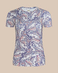 Ressi Fitted Crew Tee Butterfly Wing Tops - Tees L'Agence 