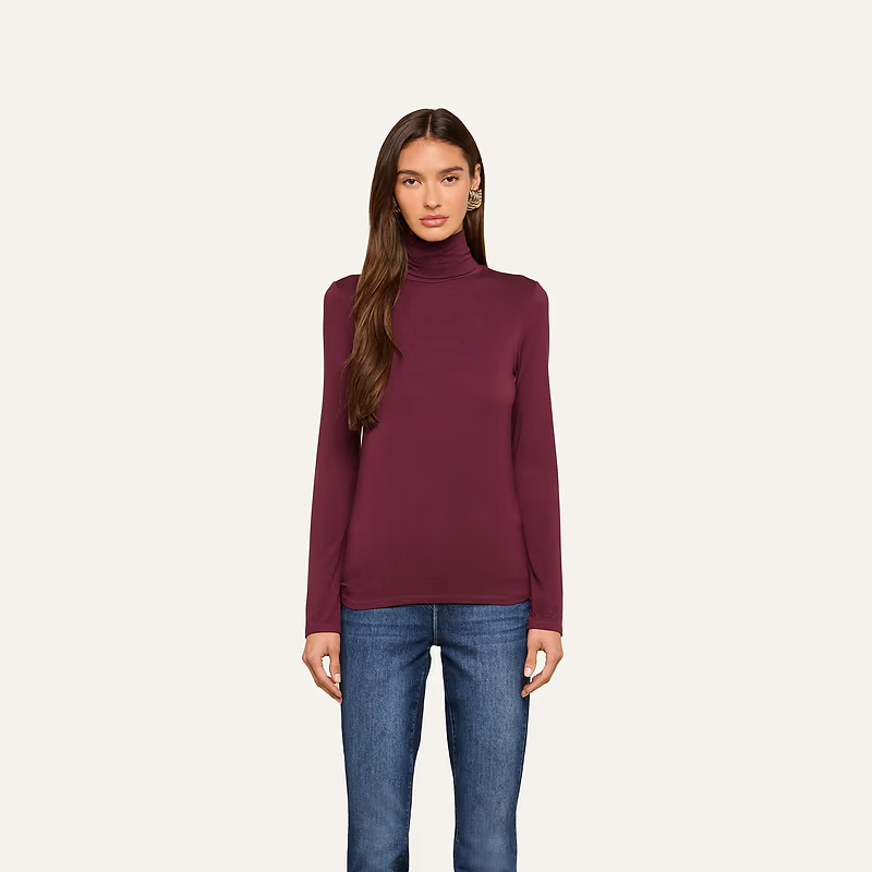 Lani Turtleneck Deep Sangria