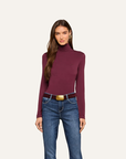 Lani Turtleneck Deep Sangria