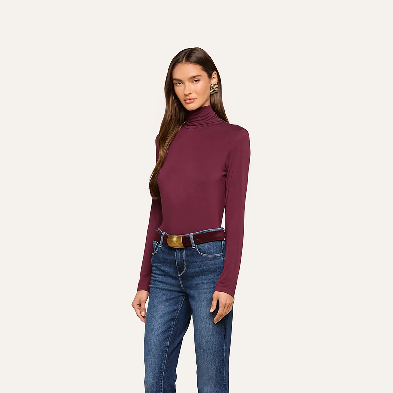 Lani Turtleneck Deep Sangria