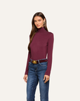 Lani Turtleneck Deep Sangria