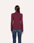 Lani Turtleneck Deep Sangria
