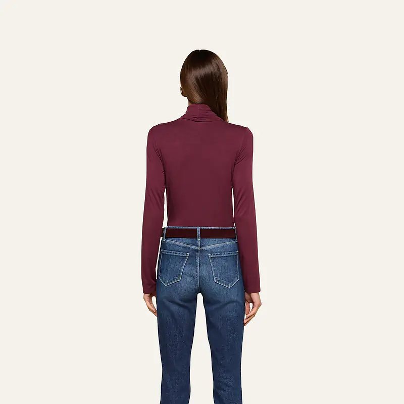 Lani Turtleneck Deep Sangria