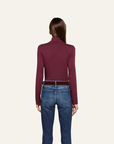 Lani Turtleneck Deep Sangria