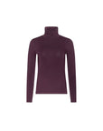 Lani Turtleneck Deep Sangria Tops - Turtleneck L'Agence 