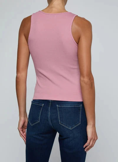 Adira Scoop Neck Tank Lilas Tops - Tanks L'Agence 
