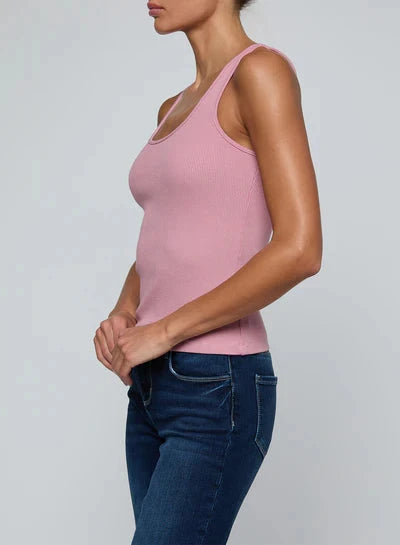 Adira Scoop Neck Tank Lilas Tops - Tanks L'Agence 