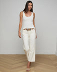 Adira Scoop Tank Antique White Tops - Tanks L'Agence 