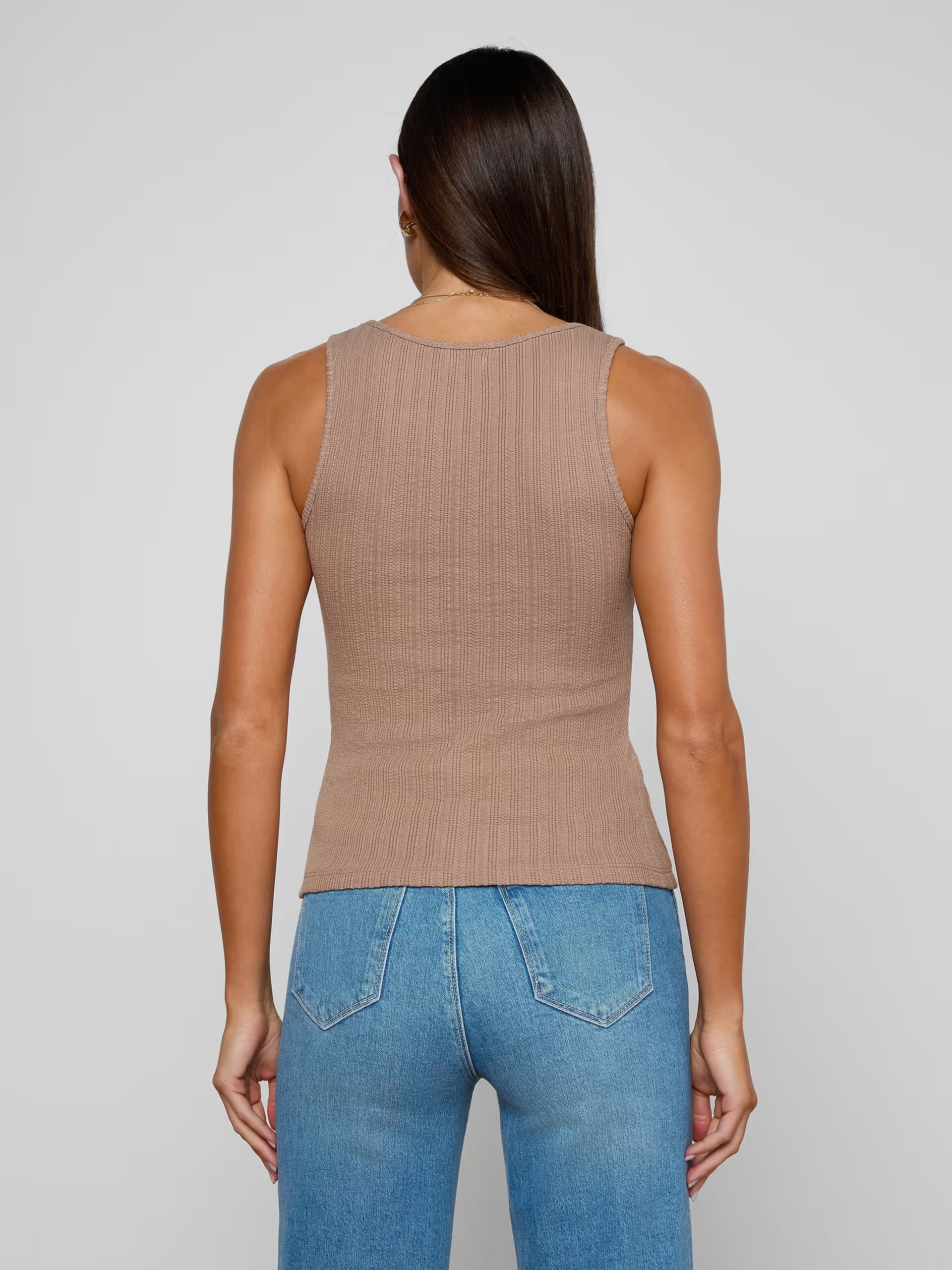 Adira Scoop Tank Portabella Tops - Tanks L'Agence 