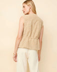 The Miriam Vest Camel