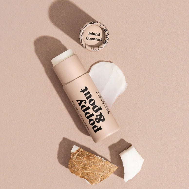 Lip Balm Island Coconut Accessories - Beauty & Hair Poppy & Pout 