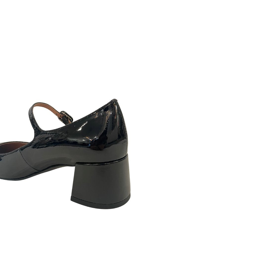 Patent Leather Negro Pumps - Low Bibi Lou 