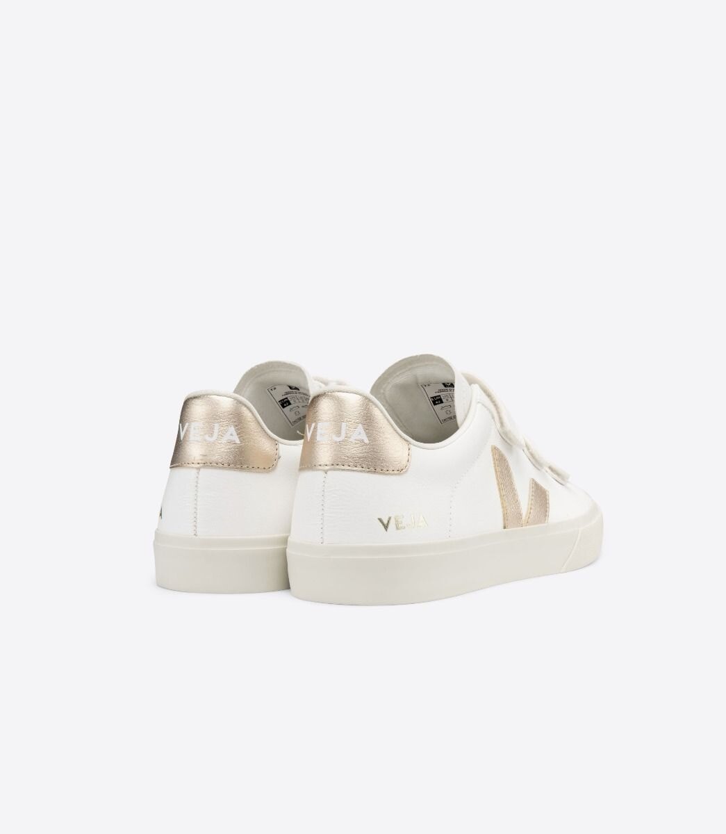 Recife Chromefree Leather White Platine Shoes - Sneakers Veja 