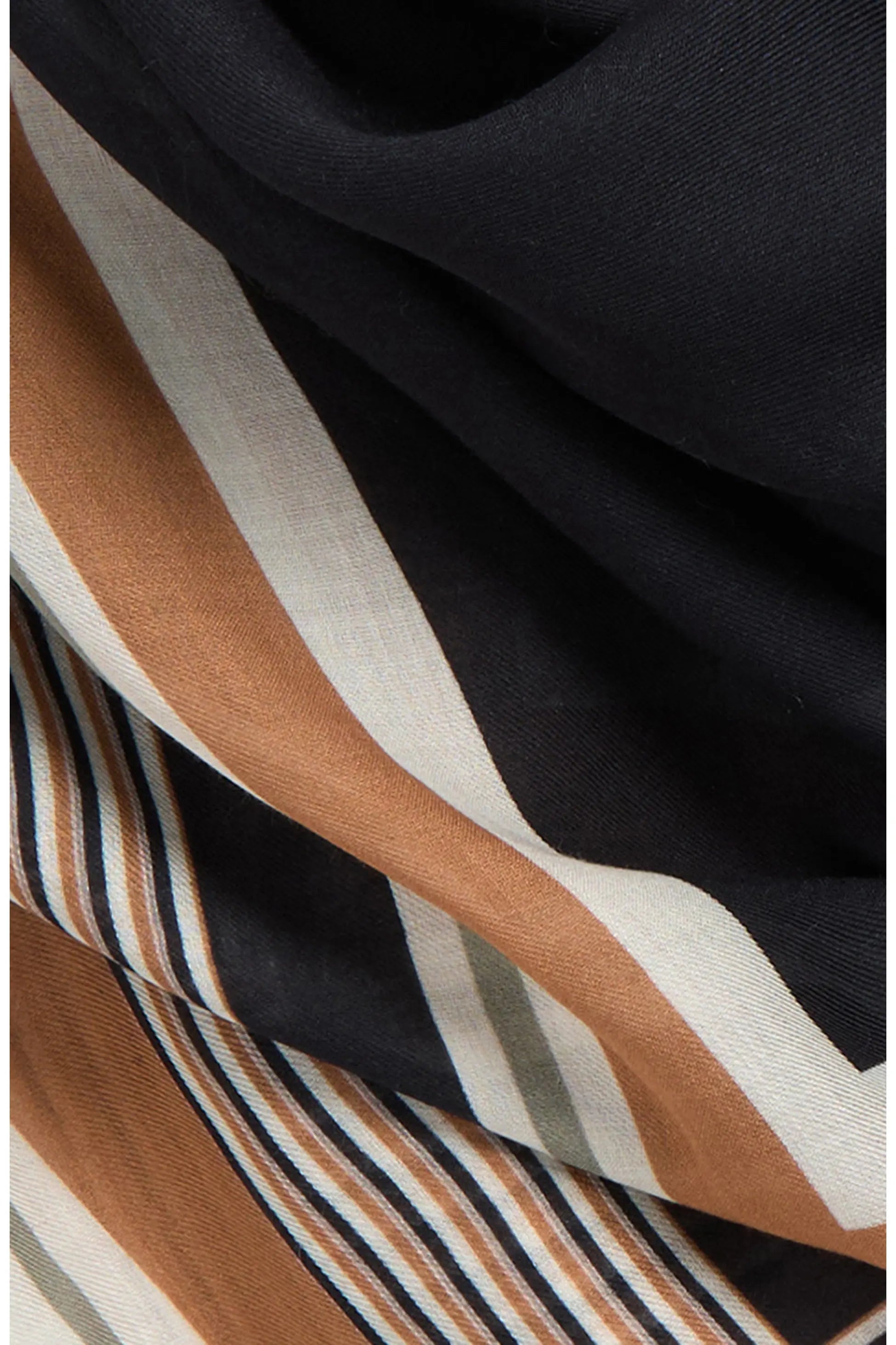 Lina Striped Scarf Olive