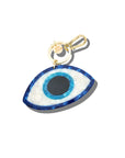 Hand-Painted Evil Eye Bag Charm & Keychain Bag Charms Solar Eclipse 