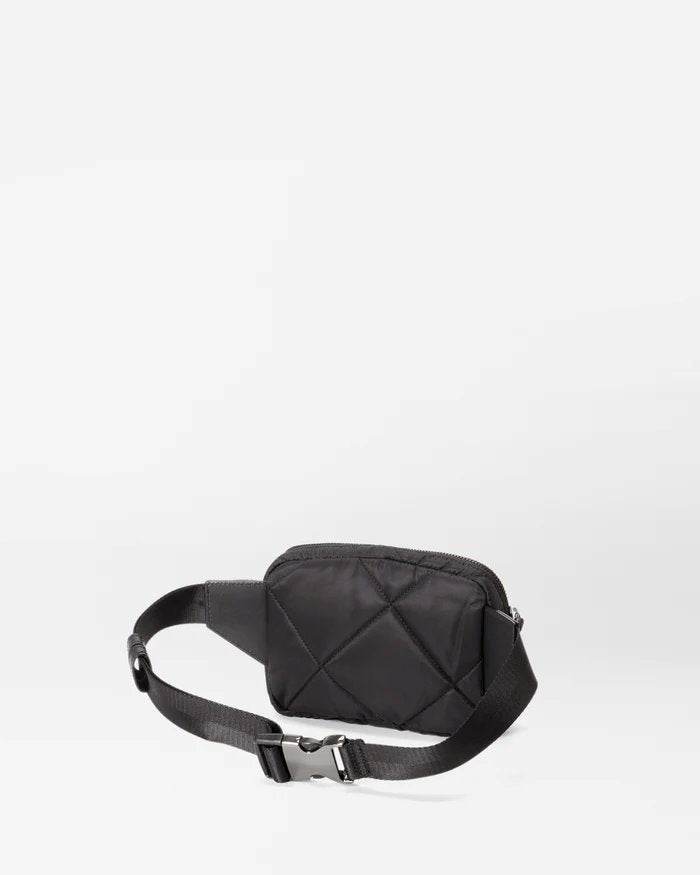 Quilted Madison Belt Bag Black Handbags - Crossbody MZ Wallace 