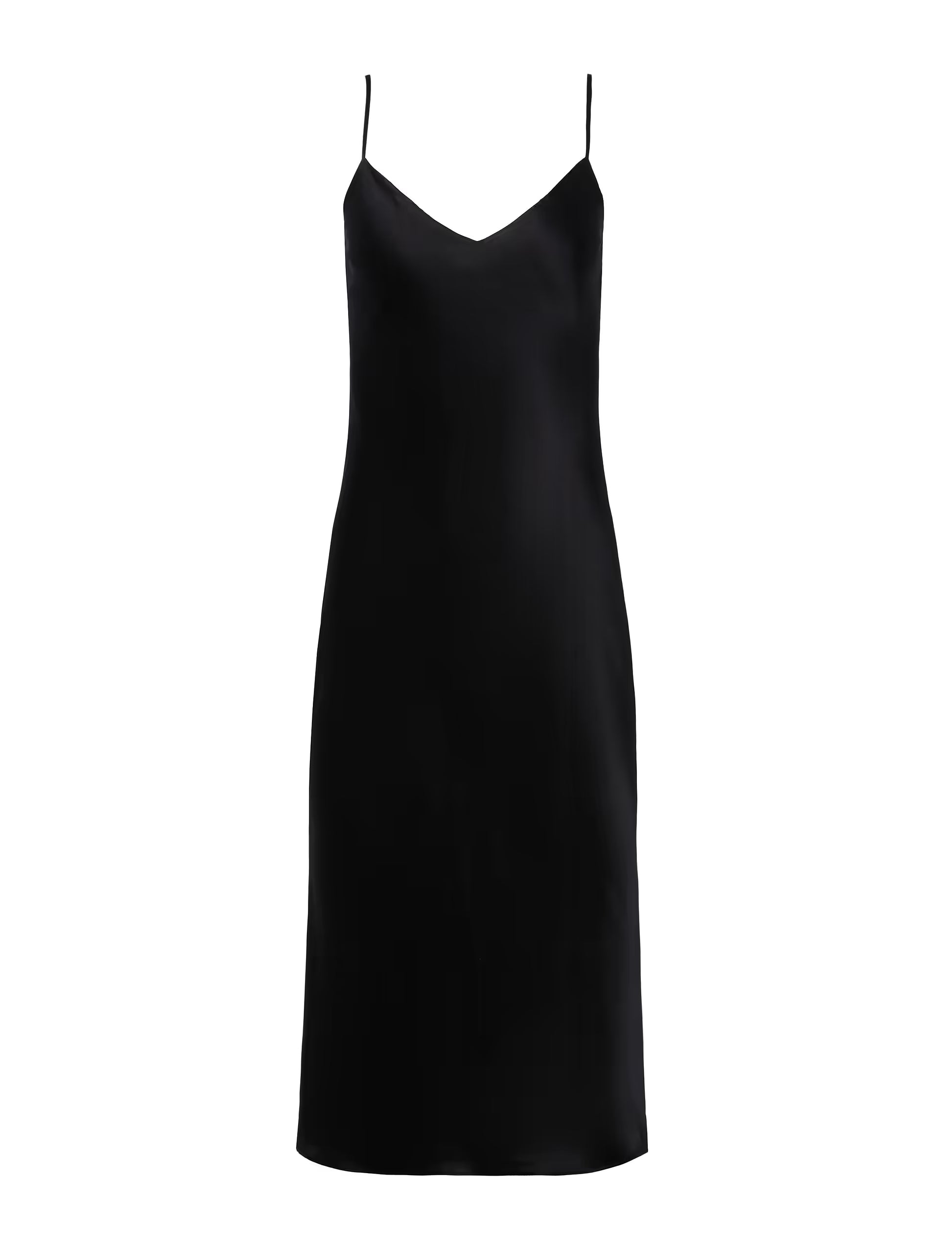Jodie Silk Slip Dress Black Dresses - Midi L'Agence 
