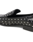 Beny Stud Black Leather Flats - Loafer Dolce Vita 