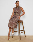 Kylo Shirt Dress Cardamom Ecru Polka Dot Dresses - Midi L'Agence 