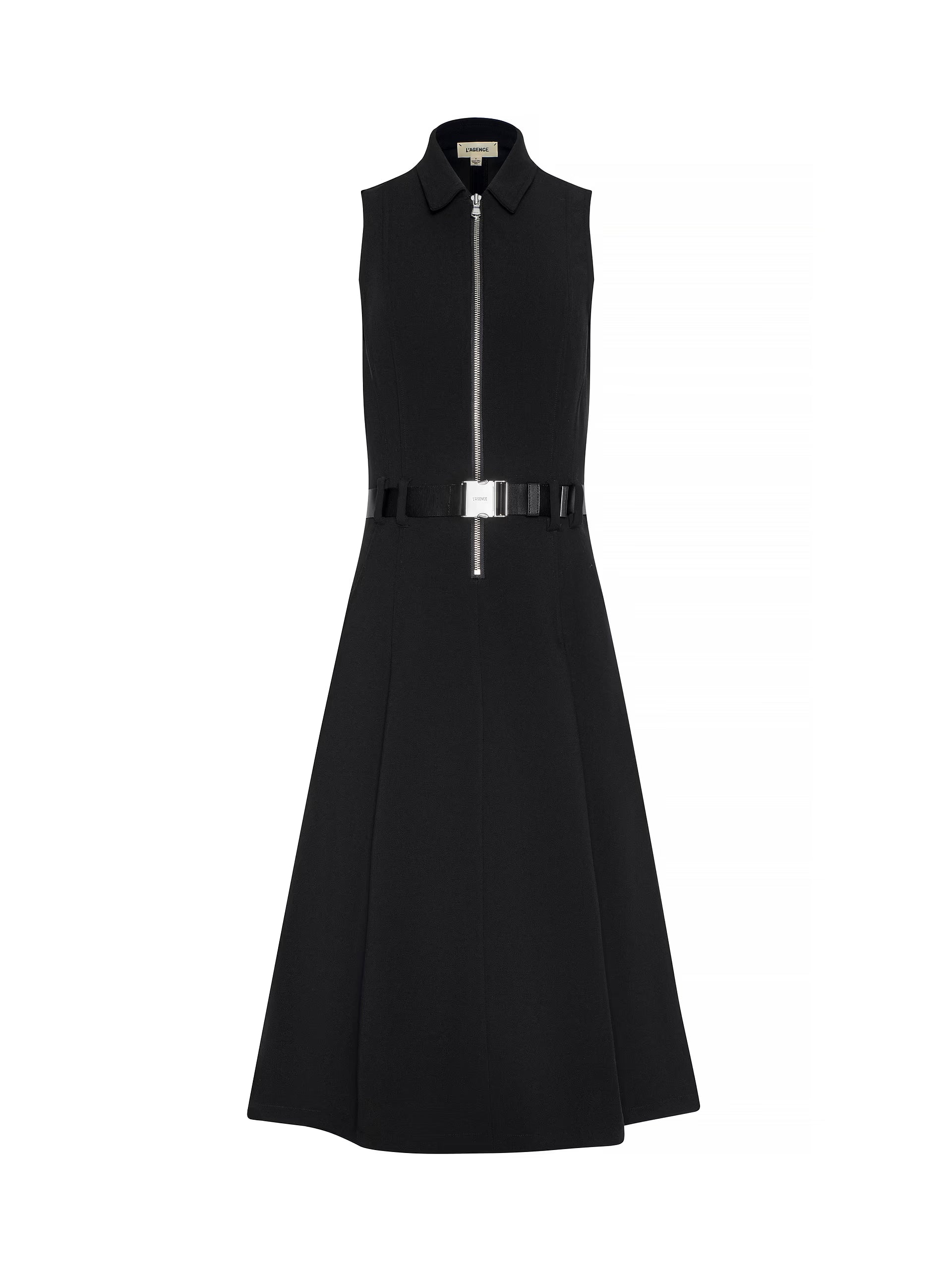 Kylo Shirt Dress Black Dresses - Midi L'Agence 