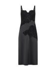 Fenna Silk Lace Dress Black Dresses - Midi L'Agence 