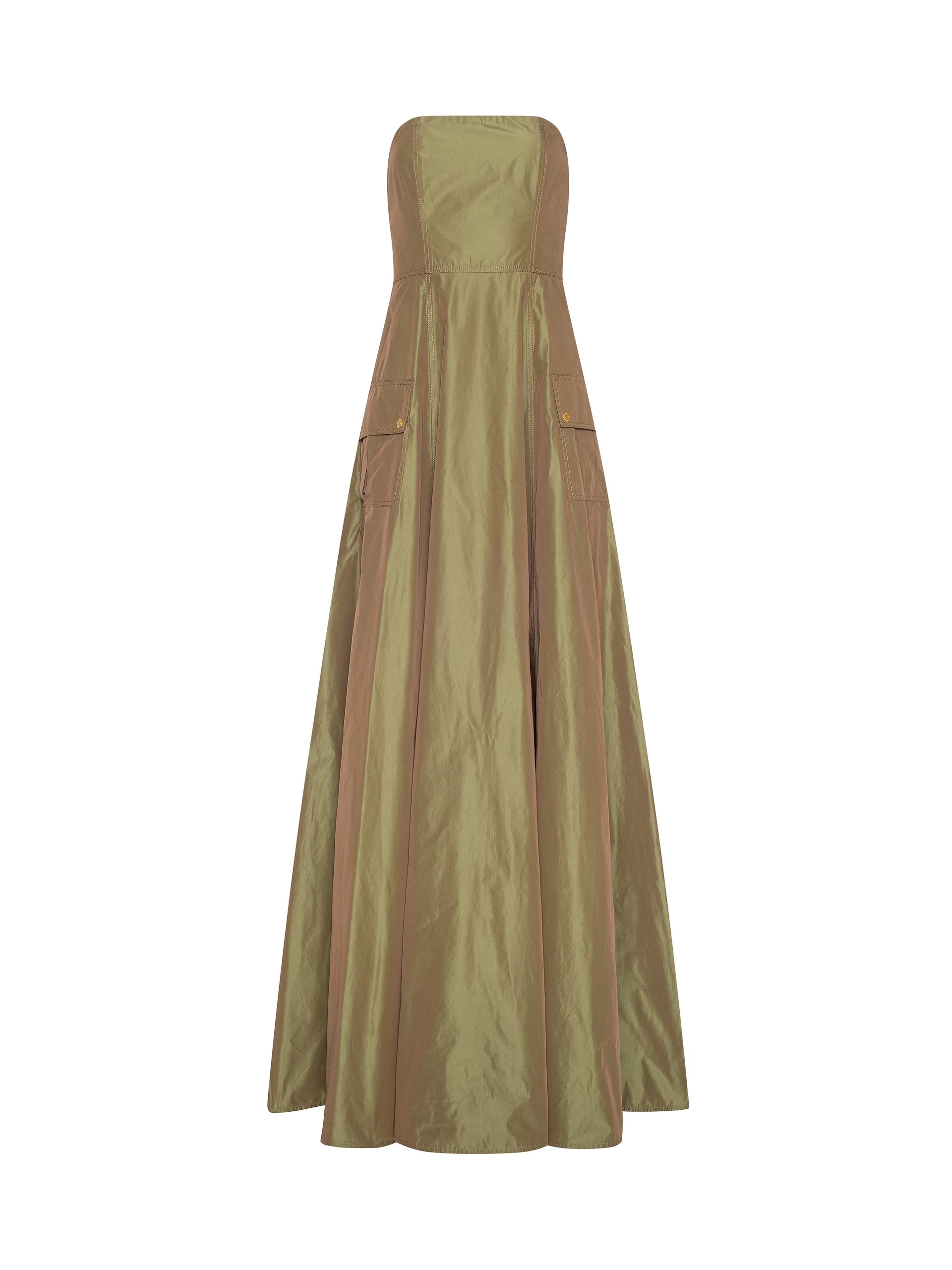 Nessa Strapless Maxi Olive Peter Kate Nessa Strapless Maxi Olive Peter Kate