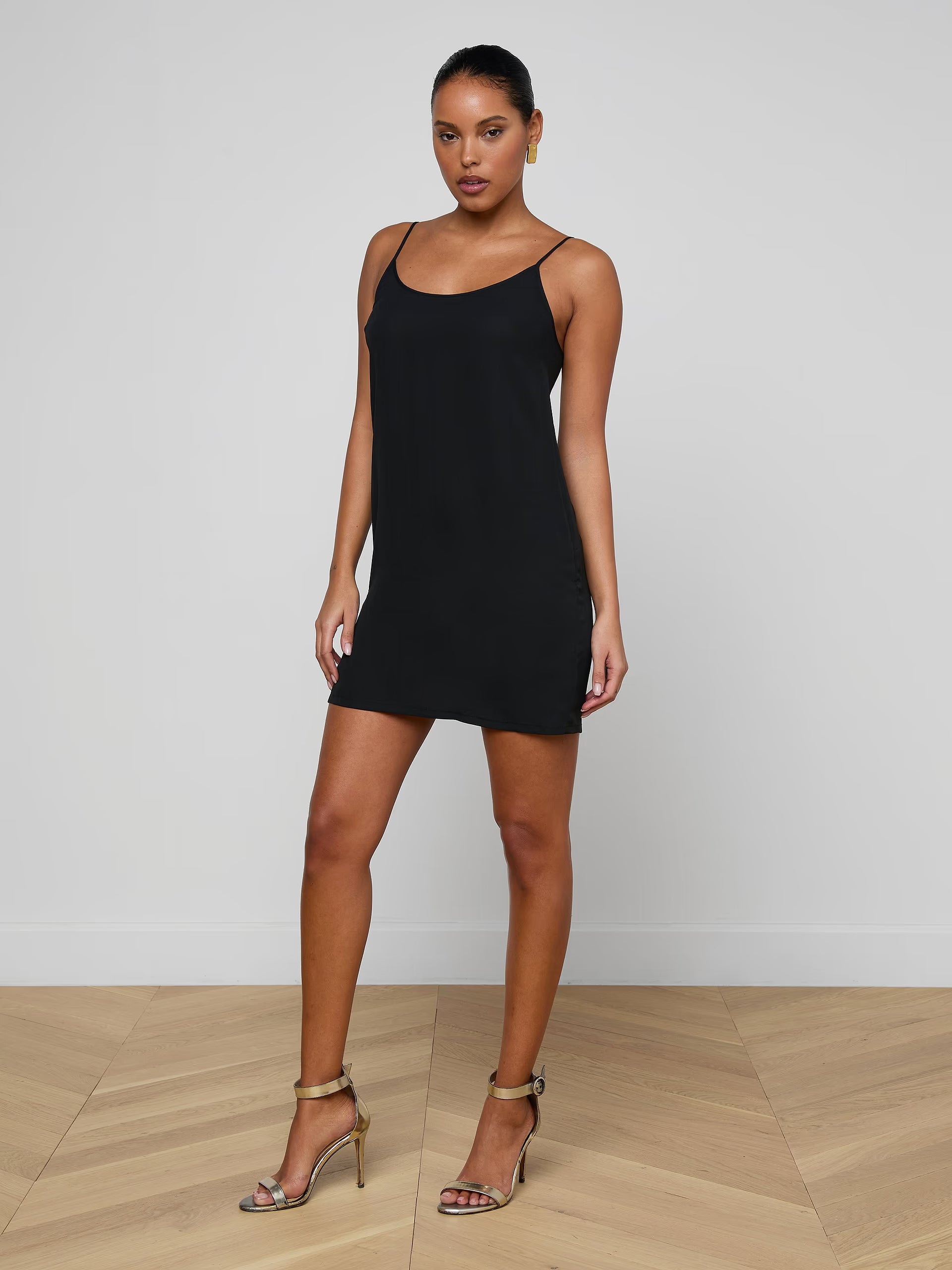 Raye Slip Lining Dress Black – Peter Kate