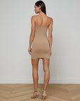 Raye Slip Lining Dress Dark Cappuccino Dresses - Short L'Agence 